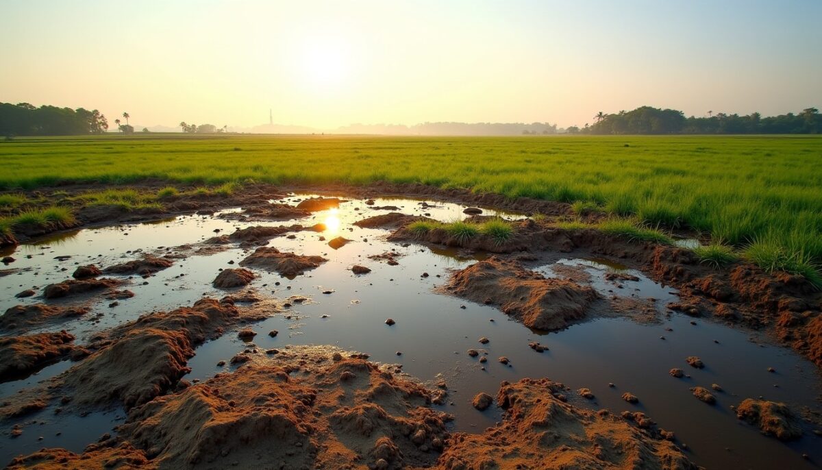Techniques efficaces pour assécher un terrain saturé en eau : guide complet