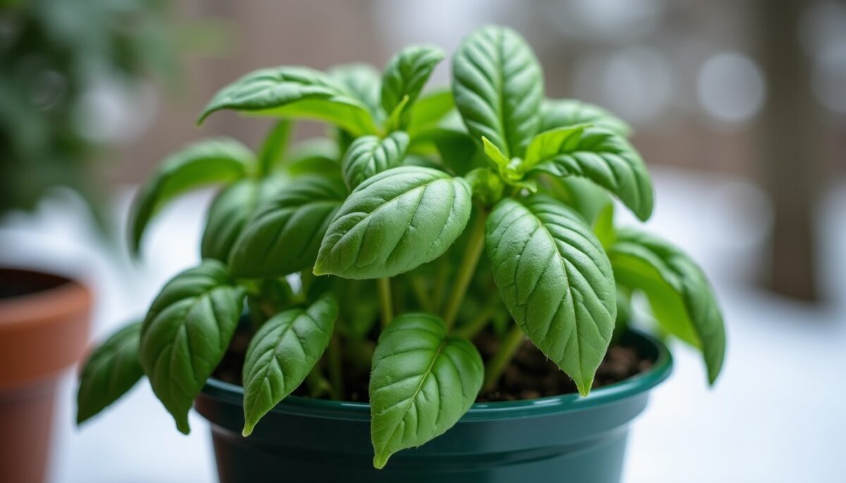 Basilic en hiver : astuces pour protéger et choyer votre plante durant la saison froide Basilic en hiver : astuces pour protéger et choyer votre plante durant la saison froide