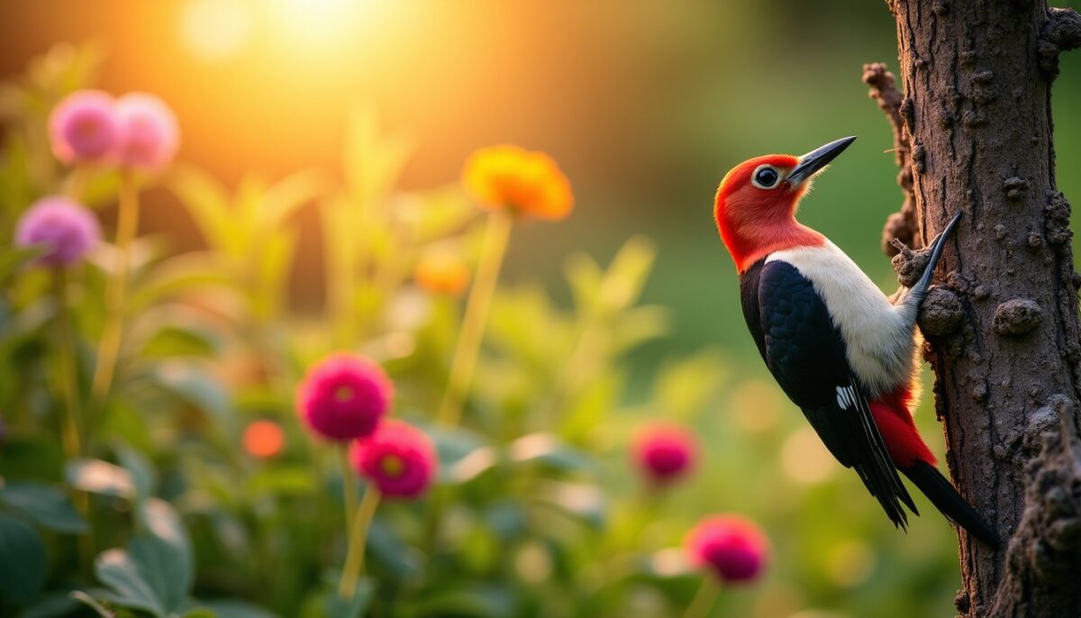 Le pivert dans le jardin : une exploration de sa signification spirituelle et symbolique