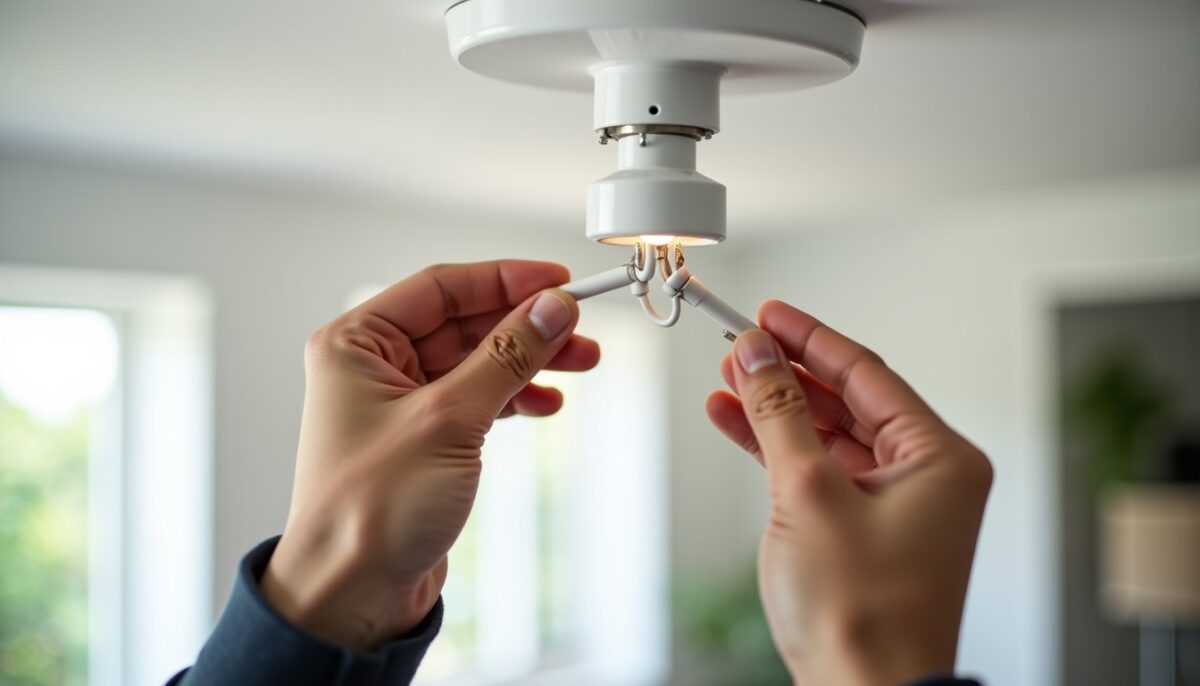 Installation d'un luminaire sur un câble 2 fils sans terre : guide pratique et sécurisé Installation d'un luminaire sur un câble 2 fils sans terre : guide pratique et sécurisé